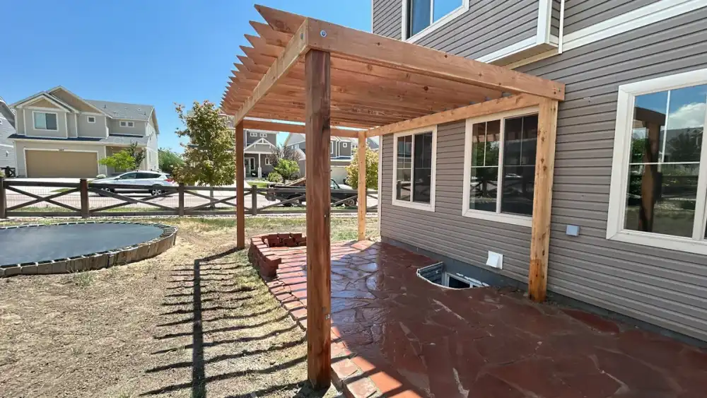 Outdoor living project detail for Cedar Ridge Outdoor Living